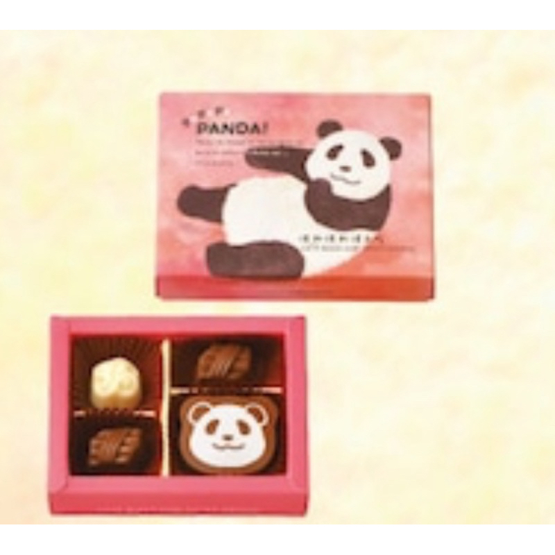 「現貨」即期特價139～京都 FURANSUYA 洋菓子店 Pa Pa Pa Panda 熊貓造型巧克力 情人節 禮盒
