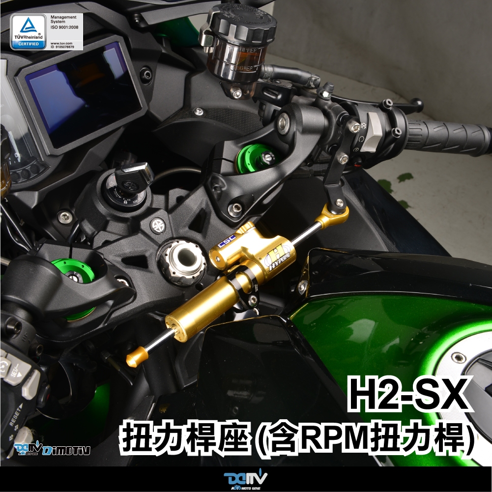 【KIRI】 Dimotiv Kawasaki H2SX H2-SX 防甩頭 扭力桿 (扭力桿為圖5樣式) DMV