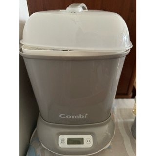 二手 combi Pro 360 Plus高效消毒烘乾鍋 消毒鍋 蒸氣 原廠保固 奶瓶消毒鍋 超大容量9支奶瓶