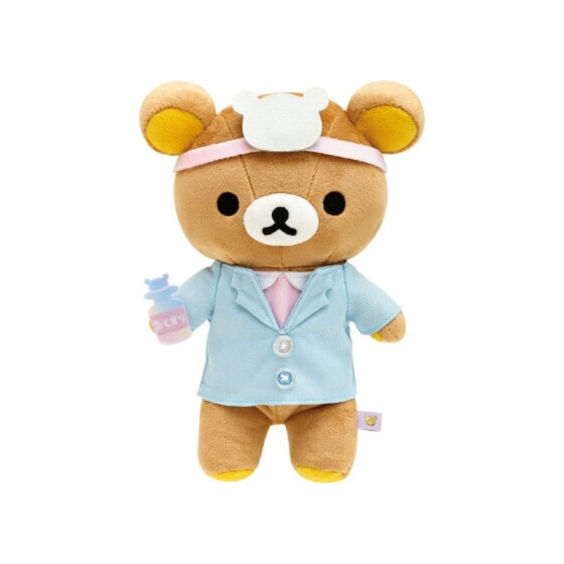 日本限定🇯🇵拉拉熊醫生系列絨毛玩偶 膠囊懶熊 小白熊 茶色小熊 護士懶妹 護士蜜茶熊 黃色小雞 絨毛吊飾娃娃
