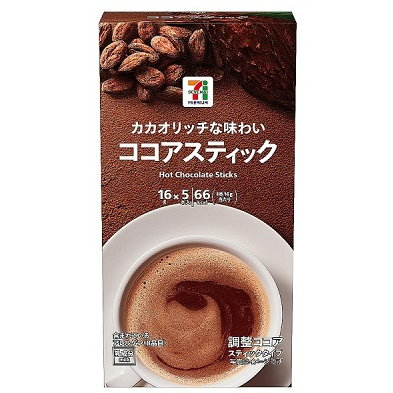 現貨✨日本 7-11 冬季限定 熱可可粉 5入 可可拿鐵 咖啡拿鐵  咖啡牛奶 即時沖泡 日本飲品