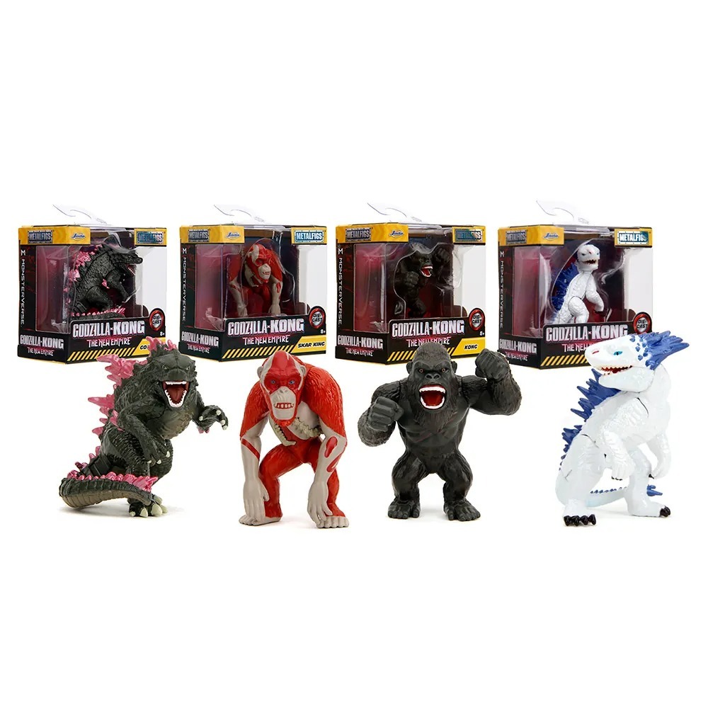 🔥成品潮玩🔥JADA TOYS  新帝國 Godzilla 哥吉拉與金剛 哥吉拉2.5吋合金公仔