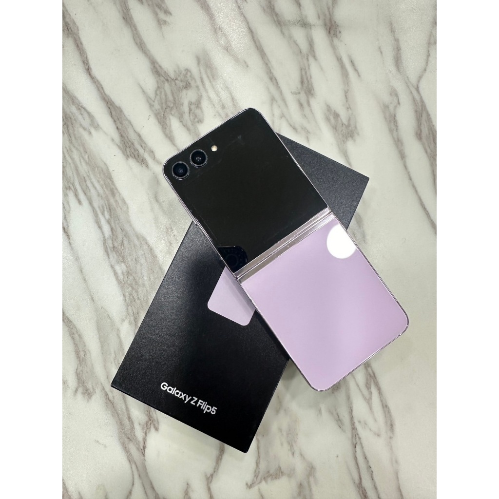 保固2024/10 9.99成新 展示機 SAMSUNG Galaxy Z Flip5 256G 紫色 摺疊手機 二手機