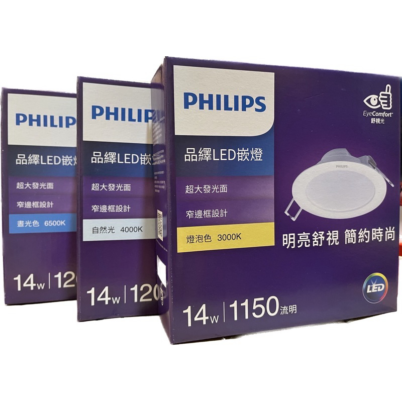 PHILIPS 品繹LED崁燈 開孔尺寸15cm（現貨當天寄出）