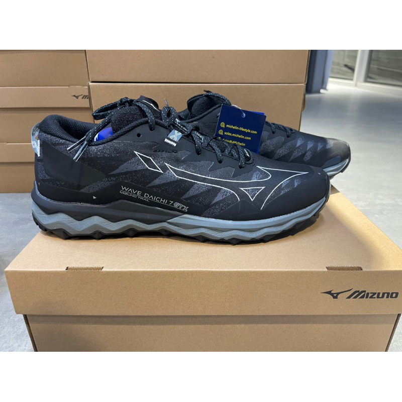 MIZUNO J1GJ225651 WAVE DAICHI 7 GTX 男款防水慢跑鞋