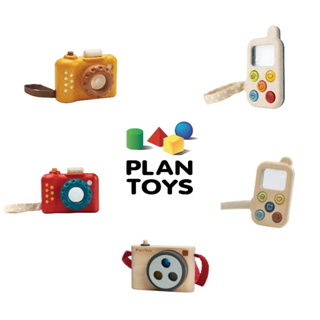 |泰國Plantoys |原木認知玩具-我的手機/我的手機(英倫藍)/我的相機/我的相機(陽光黃)/我的濾鏡相機（公司貨