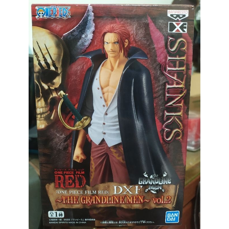 正版 日版 海賊王 航海王 公仔 DXF vol.2 紅髮傑克 RED