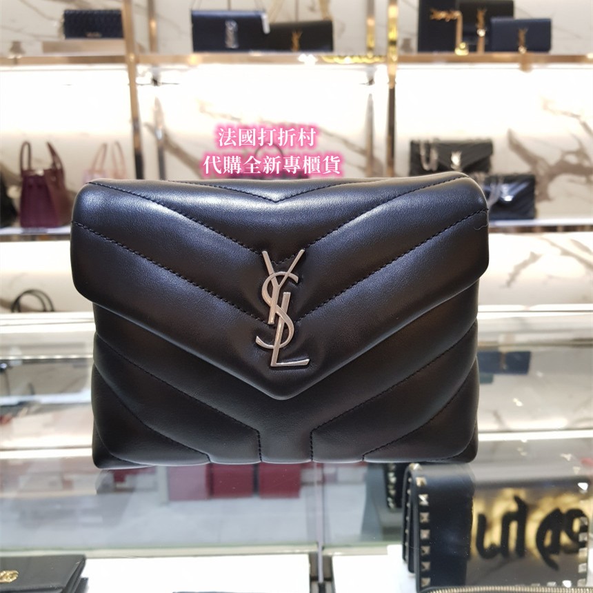 法國打折村 專櫃代購 YSL 聖羅蘭 Toy loulou 20CM 方胖子相機包 斜背包 肩背包 467072 小方包