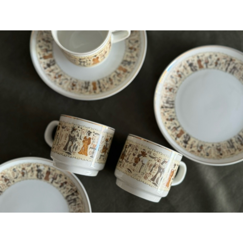 【福三】 早期咖啡杯組 紅茶杯 杯盤組
