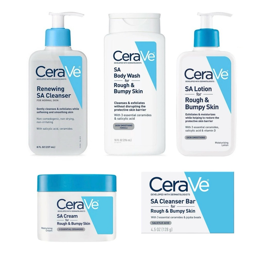 預購 CeraVe Renewing SA Cleanser Body Wash Lotion Cream Bar