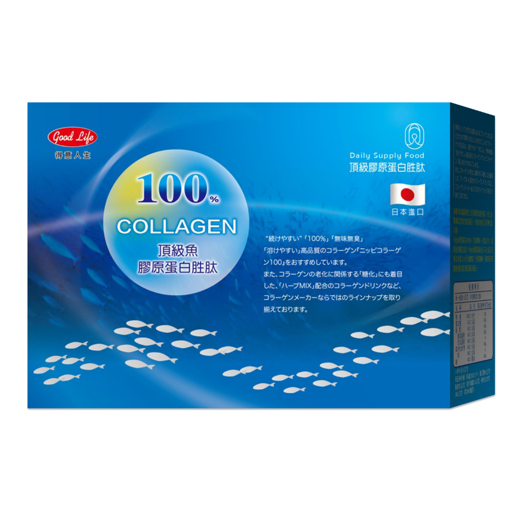 得意人生 日本NIPPI頂級魚鱗膠原蛋白胜肽 (20包)