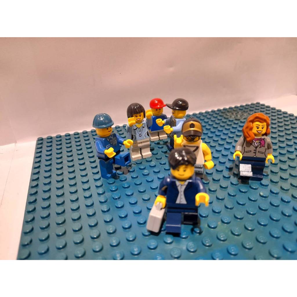樂高 LEGO 人偶包 城市 絕版 人偶x7 故事 場景