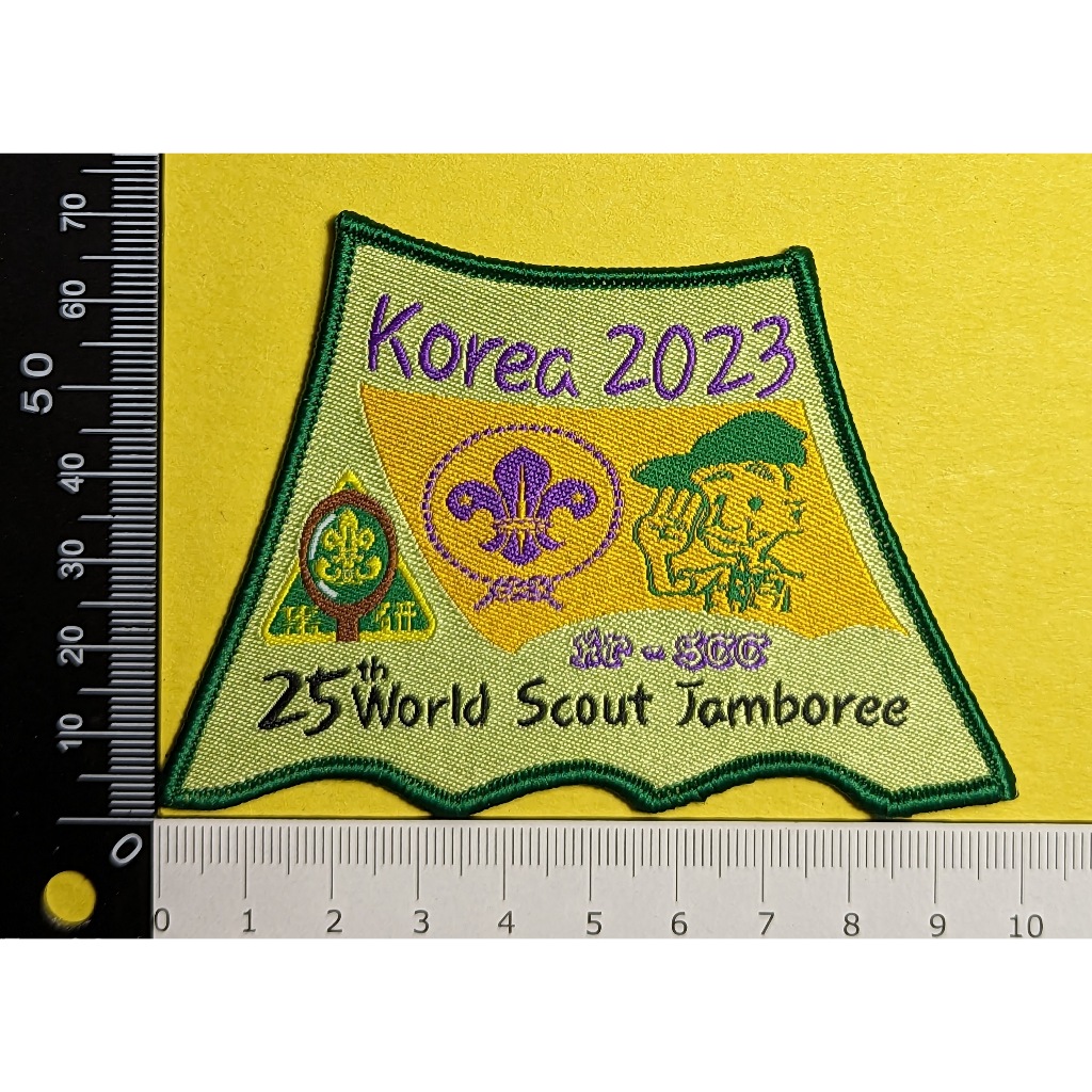 香港童軍章會代表團-2023世界童軍大露營(韓國25屆)-徽章制服臂章布章#4-Scout Jamboree WSJ