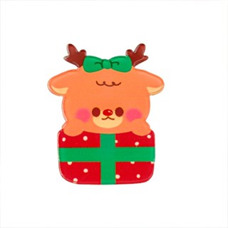 『熊買買百貨』聖誕老人徽章聖誕禮物DIY配飾別針可愛聖誕節胸針包包筆袋
