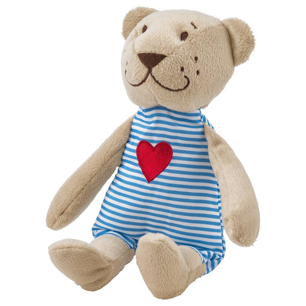 ⭐安撫娃娃⭐ IKEA  米色愛心小熊 布偶娃娃吊飾 嬰兒兒童禮物 情緒安撫娃娃 比約熊 愛心熊 鬼滅之刃 泰迪熊