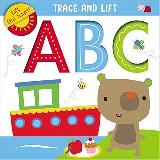 現貨 字母繪本 字母互動繪本 翻翻書 親子繪本 Trace and Lift ABC 可搭配字母磁鐵教具 不織布配對