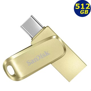 SanDisk 512GB 512G 金 Ultra luxe TYPE-C SDDDC4-512G USB 雙用隨身碟