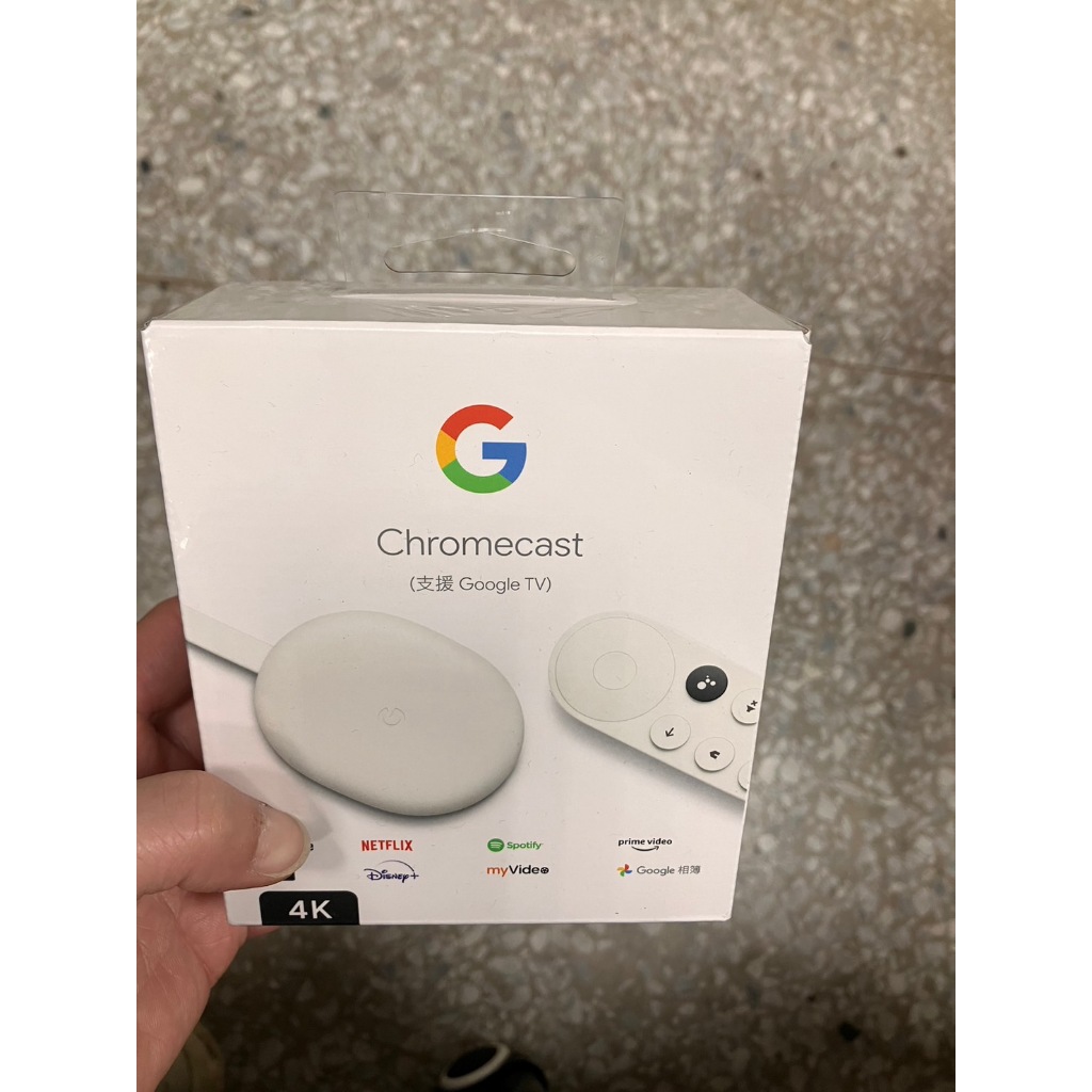 全新未拆 Google Chromecast 4代 4K Google TV 電視棒 電視盒