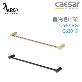 CAESAR 凱撒衛浴 Q6301PG Q6301B 單桿毛巾架
