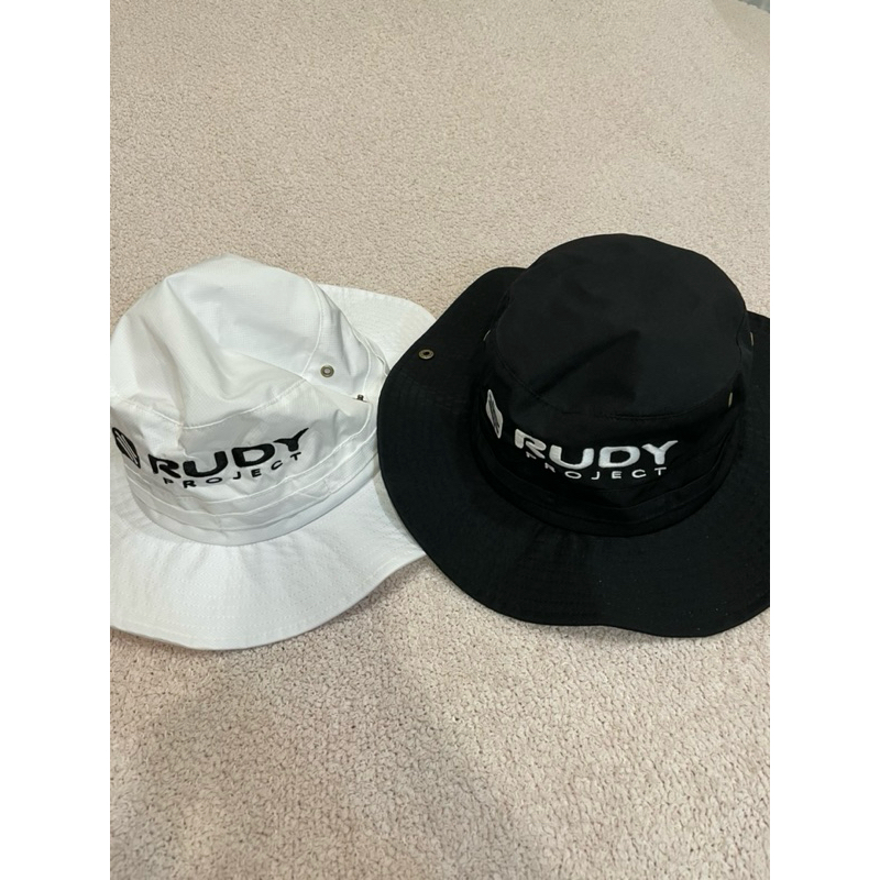 Rudy Project☆知名運動品牌黑白高爾夫漁夫帽防曬Waterproof