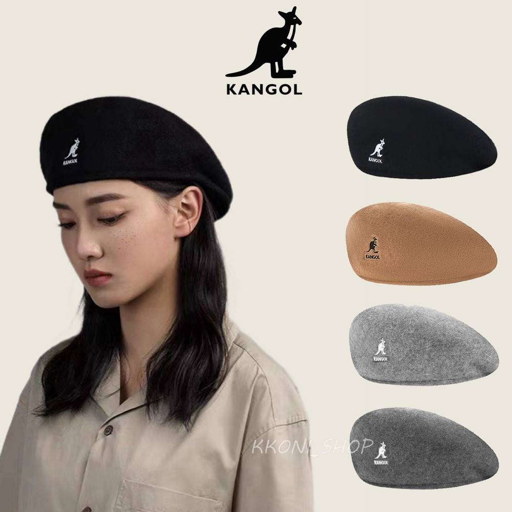 KKONI 韓國代購🇰🇷 KANGOL tropic 504 ventair 貝雷帽 袋鼠帽 鴨舌帽 羊毛款 透氣網眼款