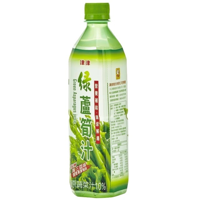津津 綠蘆筍汁 600ml