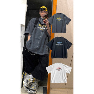 [LAX STUDIO] 🌐AUROCEAN 官方正貨 320G重磅 citypop 做舊 Tee 上衣（黑/白/灰）