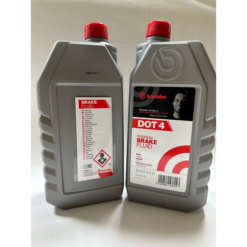 BREMBO 煞車油 DOT4 PREMIUM BRAKE FLUID 1000ML