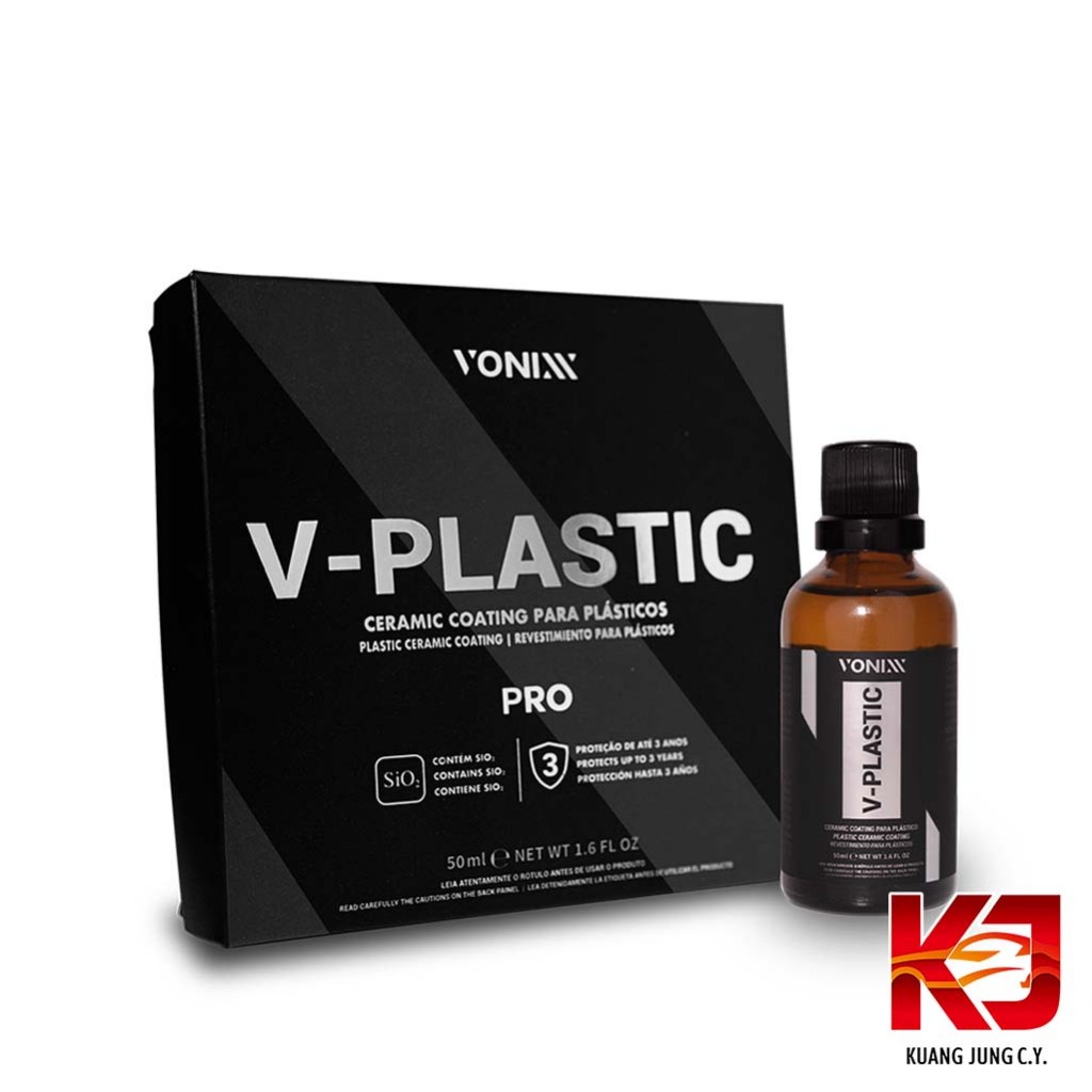 佛妮絲 Vonixx CERAMIC COATING V-PLASTIC PRO 塑膠 塑料 鍍膜 50ML 虎姬漆蠟