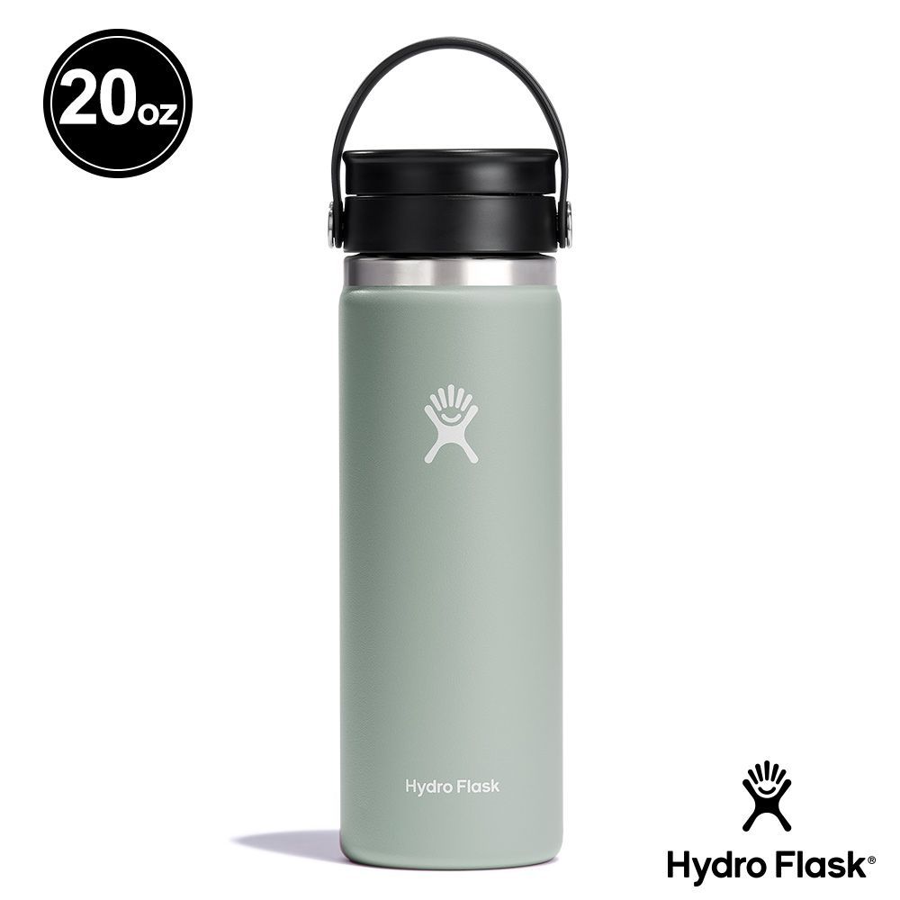 【OUTDOORZ 我不在家】Hydro Flask-旋轉咖啡蓋寬口 20oz 雙壁真空保溫瓶 7色 592ml