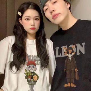 美式T恤 復古短袖上衣 情侶裝 短袖男女 T恤男女 夏天短袖 寬鬆上衣 卡通短袖 情侶短袖上衣 韓版T恤 字母T恤 印花
