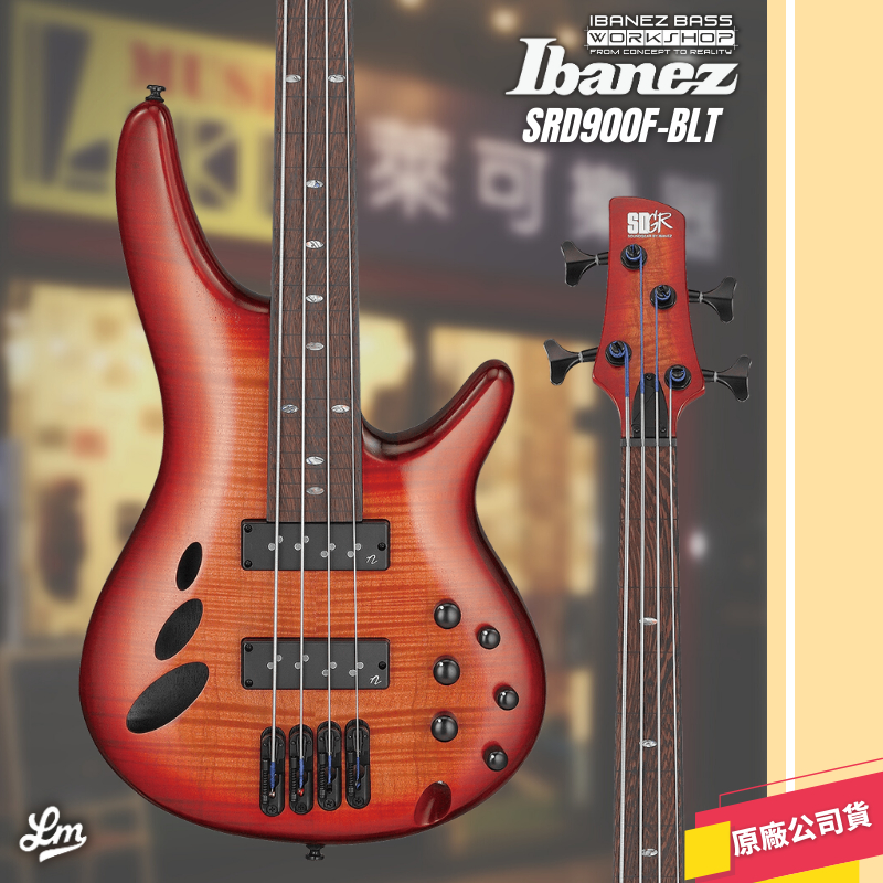 【LIKE MUSIC】音色魔術師 Ibanez SRD900F BTL 電貝斯 無琴格 印尼廠 SR Bass 公司貨