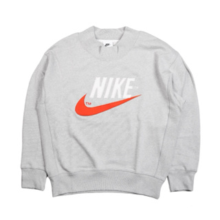 Nike 大學T Trend Over Sweatshirts 厚實面料 雙重縫線 超寬鬆 灰 DM5274-050