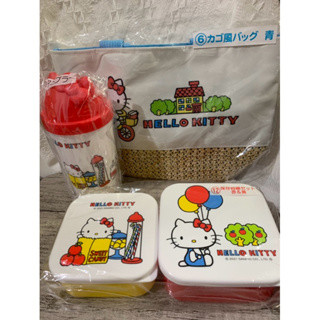 日版 三麗鷗 Sanrio 一番賞 ♡ Hello Kitty 凱蒂貓 2021 夏日刨冰 KT涼毯 提袋 保鮮盒 水壺