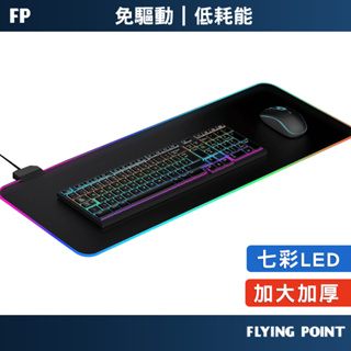 【FP嚴選】 LED發光 幻彩 滑鼠墊 RGB發光 發光滑鼠墊 發光電腦用桌墊【D1-00225】