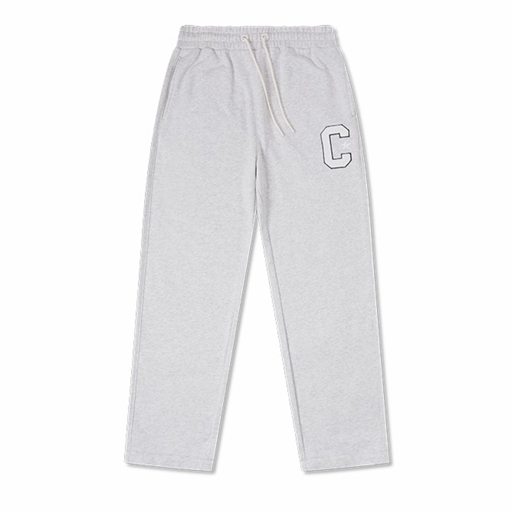 CONVERSE 休閒長褲 ESSENTIAL SWEATPANTS LIGHT RGH 男 10026554-A03灰