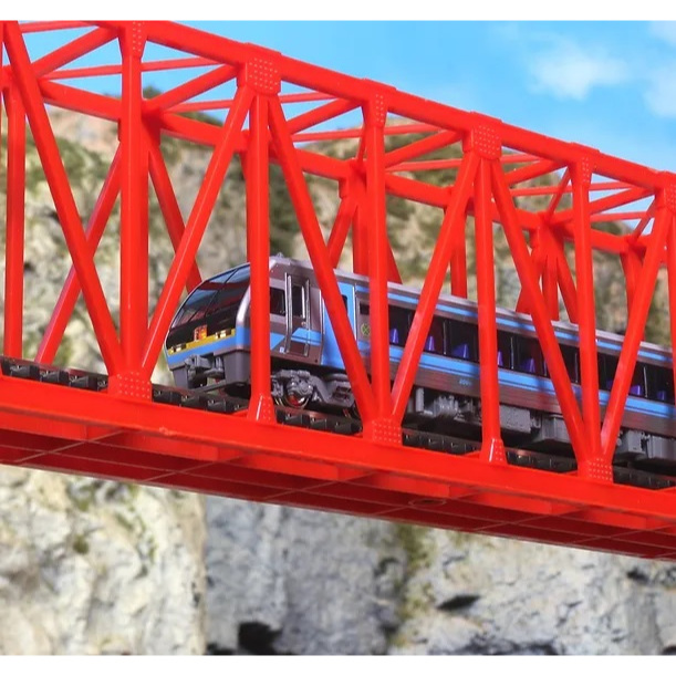 【全新珍藏品】KATO (20-430) 鐵道模型 單線紅鐵橋 248mm出清 260元