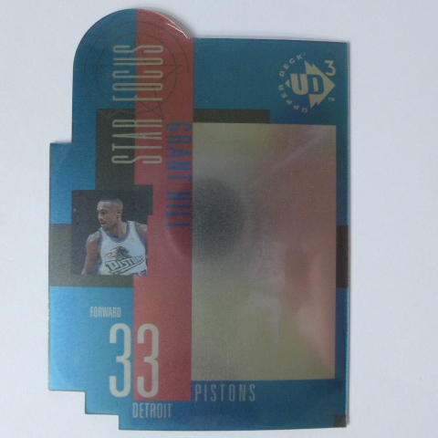 ~Grant Hill/格蘭特·希爾~名人堂/好好先生 1997年UD3.NBA切割塑膠籃球卡