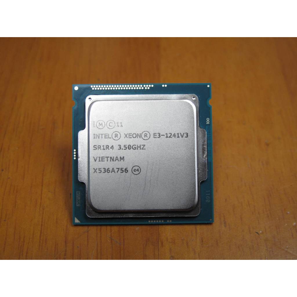 Intel英特爾Intel Xeon E3-1241V3 (8M Cache, 3.5GHz) 1150腳位桌上型四核八