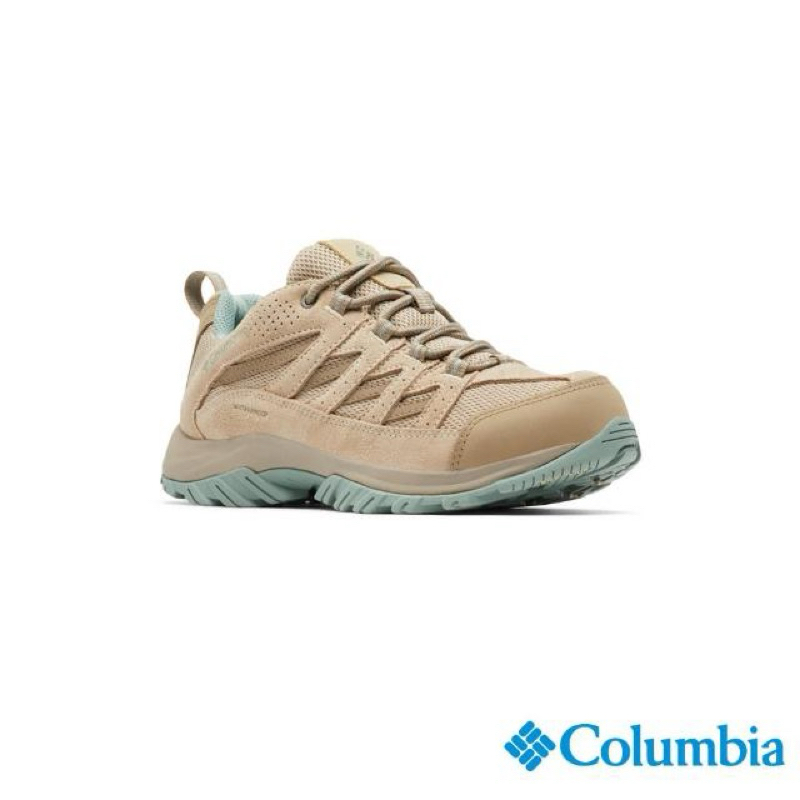 Columbia 哥倫比亞 女款-CRESTWOOD Omni-Tech防水登山鞋-淺卡其