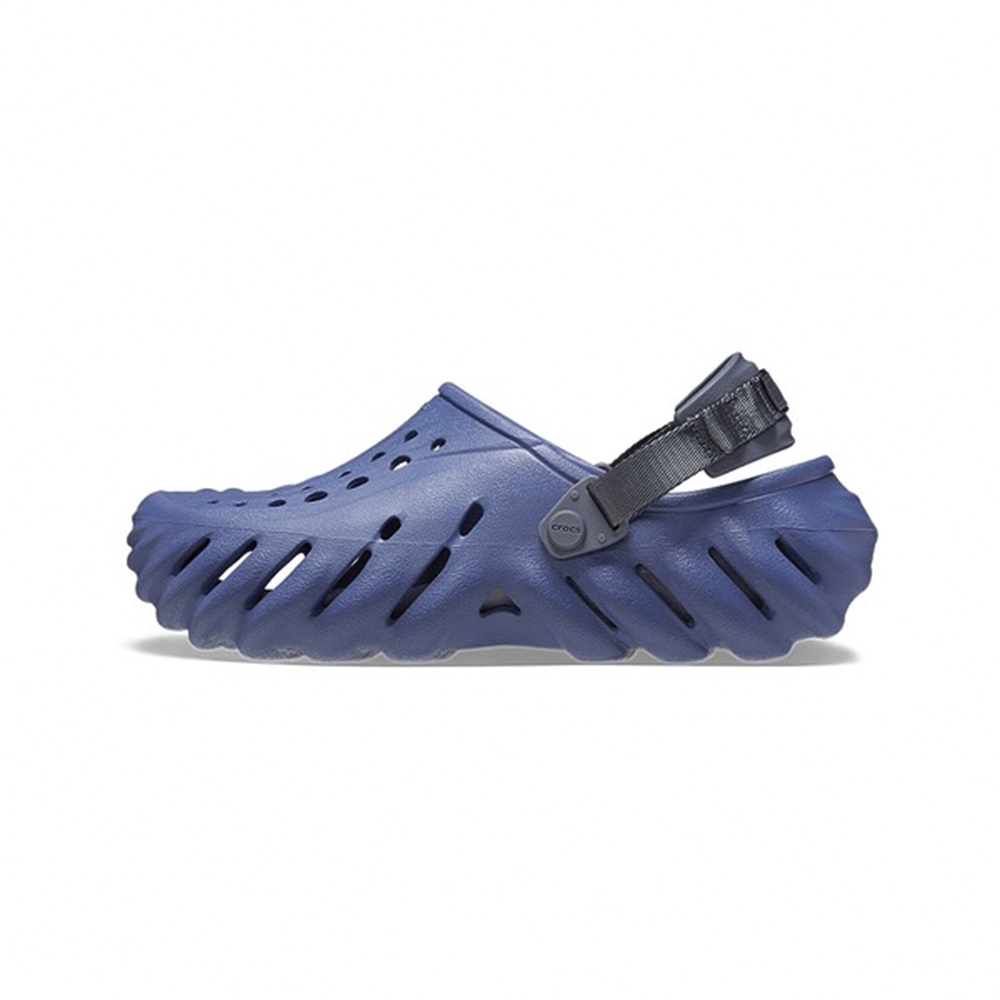 Crocs Echo Clog Bjbi Blue 洞洞涼鞋 藍 207937-402【Fashion SPLY】