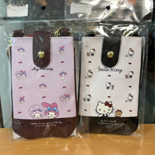 日本 三麗鷗 sanrio 美樂蒂 Hello Kitty 側背 手機包 手機袋 側背袋 掛繩 可愛 正版