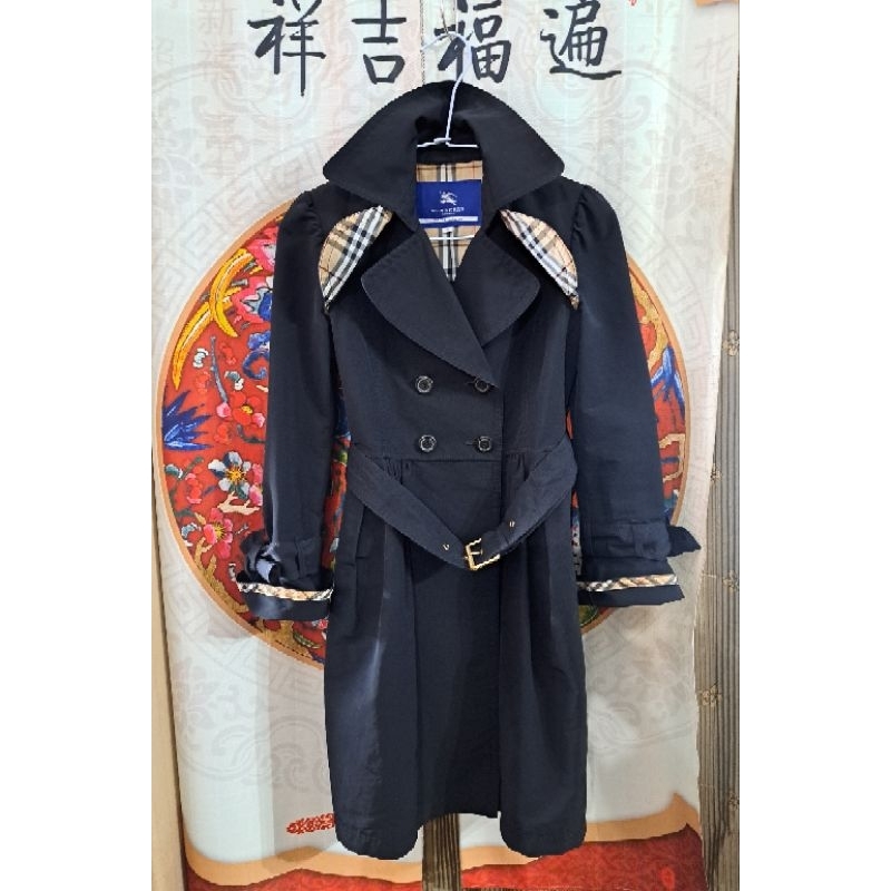 女M碼,38號／日本二手精品／Burberry Blue Label 優雅帥氣風衣