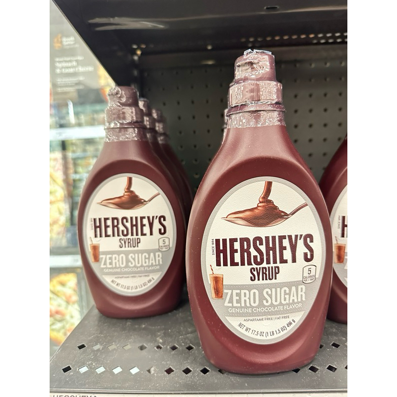 美國帶回 Hershey’s 巧克力醬 無糖 zero sugar