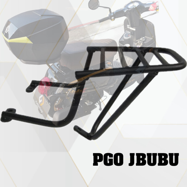 台灣製造 PGO J-BUBU / JBUBU S 四橫桿實心強化後架 後箱架 行李箱架 漢堡架專用後架 後箱架 尾箱架