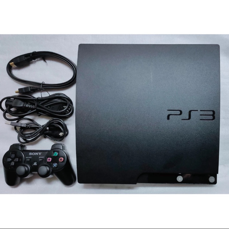 PS3 2007B 250G 4.89 主機 黑色 8.9成新 台灣公司貨 頭文字D4遊戲片