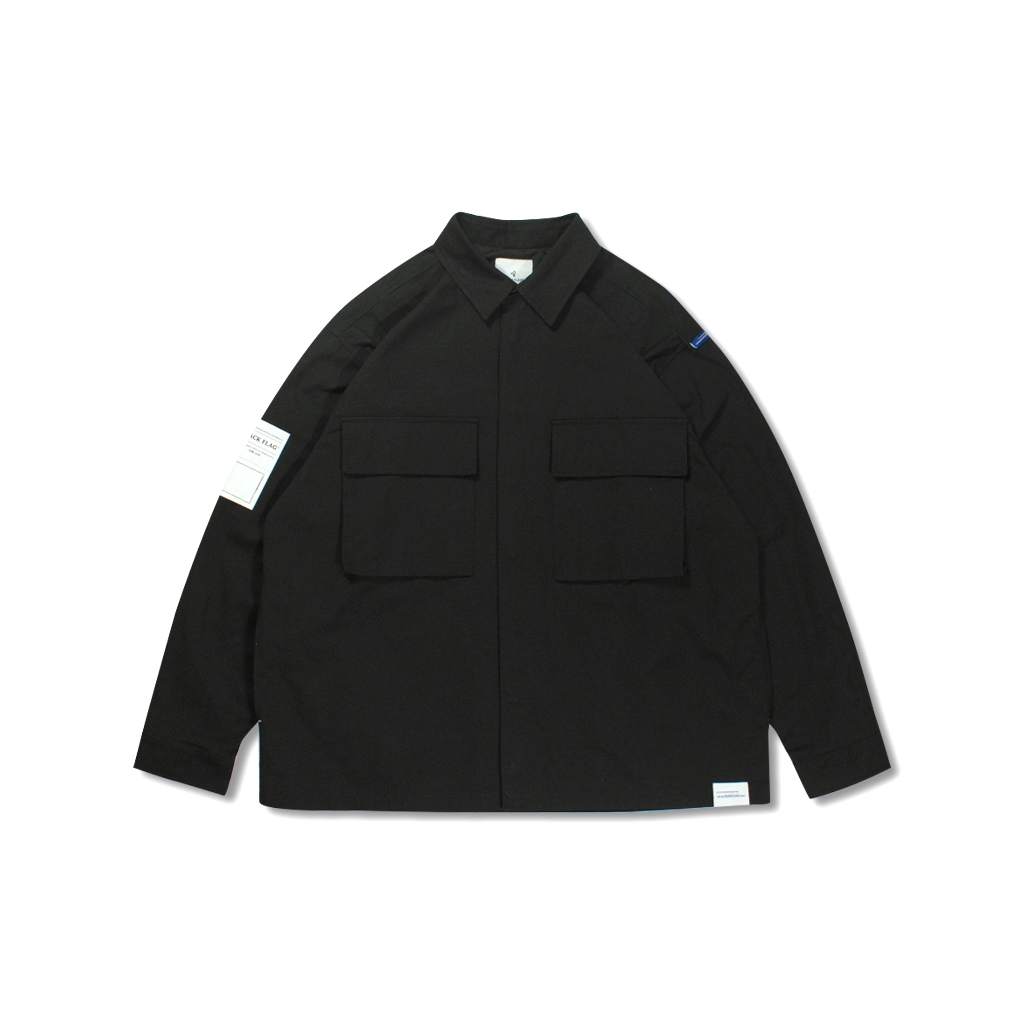 【P.COAST LAB】BLACK FLAG 23AW M65 Jacket / M65軍事外套 (黑色款)
