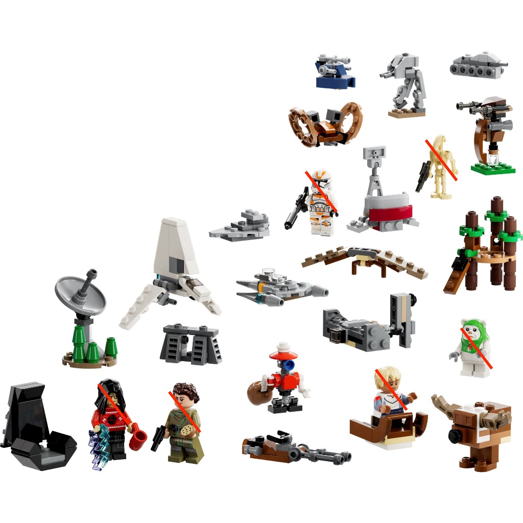 無人偶 樂高 LEGO 75366 星際大戰 星戰 2023 聖誕節 聖誕降臨曆 聖誕月曆 驚喜月曆 倒數月曆
