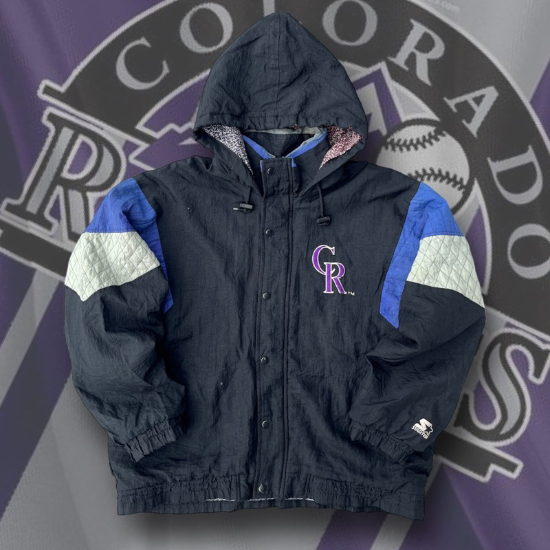 Colorado Rockies 90’s Jacket 🏔️ Starter 科羅拉多 落磯隊 MLB 鋪棉外套 古著