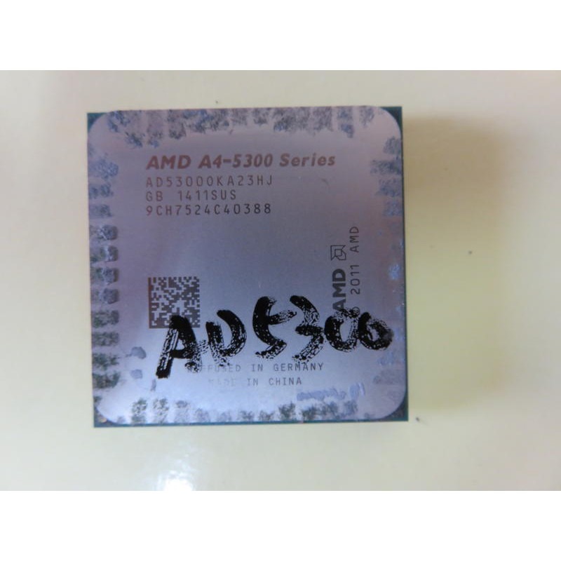 C.AMD CPU-A4-5300 3.4G 1M AD5300OKA23HJ 雙核雙線 65W  直購價100